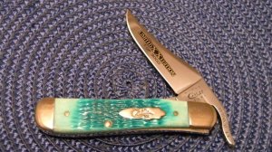 Case XX USA 2011 Sea Green Bone 61953 L SS Limited Edition Russlock Knife