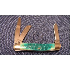 Case XX USA 2011 Sea Green Bone 6318 SS Limited Edition Stockman Knife Case XX USA 2011 Sea Green Bone 6318 SS Limited Edition Stockman Knife