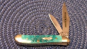 Case XX USA 2011 Sea Green Bone 6220 SS Limited Edition Peanut Knife