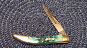 Case XX USA 2011 Sea Green Bone 610096 SS Limited Edition Mini Toothpick Knife