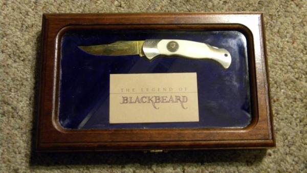 Boker Solingen Germany Stainless 1985 LTD. Bone The Legend of Blackbeard 2003 Lockback Knife - NIB Boker Solingen Germany Stainless 1985 LTD. Bone The Legend of Blackbeard 2003 Lockback Knife - NIB
