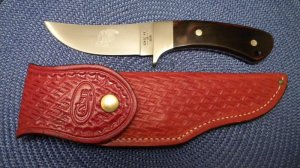Case XX SS USA 8 Dot (1982) Wood R703 SS Kiowa Fixed Blade Sheath Knife