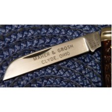Schrade Walden NY USA Peachseed Delrin 774 Maher & Grosh Clyde, Ohio Congress Knife Schrade Walden NY USA Peachseed Delrin 774 Maher & Grosh Clyde, Ohio Congress Knife
