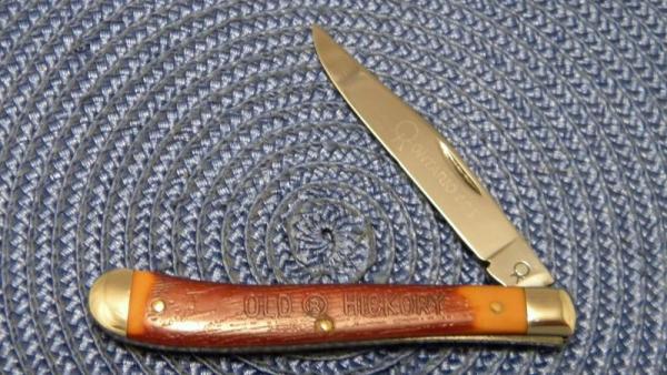 Ontario Knife Delrin 603 Old Hickory Slimline Trapper Knife Ontario Knife Delrin 603 Old Hickory Slimline Trapper Knife