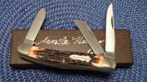 Schrade + USA 897UH Uncle Henry Staglon Signature Premium Stockman Knife - NIB