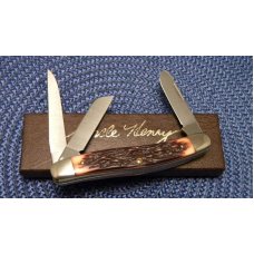 Schrade + USA 897UH Uncle Henry Staglon Signature Premium Stockman Knife - NIB