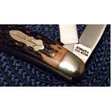 Schrade + USA 897UH Uncle Henry Staglon Signature Premium Stockman Knife - NIB