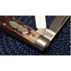 Schrade + USA 834UH Uncle Henry Staglon Trailmaster Stockman Knife - NIB Schrade + USA 834UH Uncle Henry Staglon Trailmaster Stockman Knife - NIB