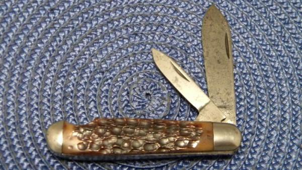 Vintage Robeson Cutlery USA Bone Easy Open Jack Knife Vintage Robeson Cutlery USA Bone Easy Open Jack Knife
