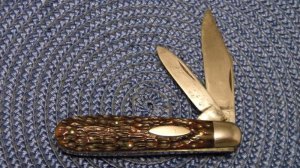 Vintage Robeson ShurEdge USA Bone 626240 Bare Head Jack Knife