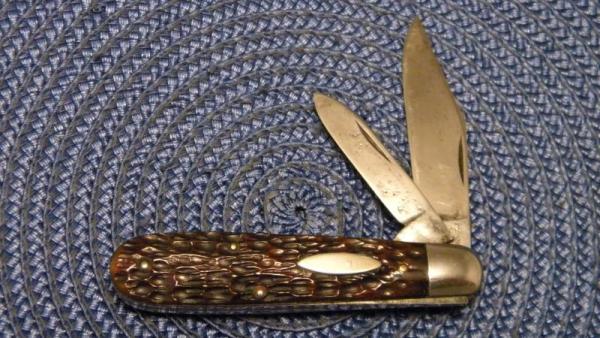 Vintage Robeson ShurEdge USA Bone 626240 Bare Head Jack Knife Vintage Robeson ShurEdge USA Bone 626240 Bare Head Jack Knife
