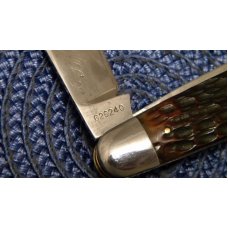 Vintage Robeson ShurEdge USA Bone 626240 Bare Head Jack Knife Vintage Robeson ShurEdge USA Bone 626240 Bare Head Jack Knife