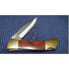 Case XX SS USA 1 Dot (1989) Wood XX Changer Lockback Knife & Pouch Case XX SS USA 1 Dot (1989) Wood XX Changer Lockback Knife & Pouch