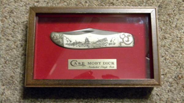 Case XX Stainless USA 1 Dot (1979) W165 SSP SAB Scrimshawed Bone Moby Dick Nantucket Sleigh Ride Case XX Stainless USA 1 Dot (1979) W165 SSP SAB Scrimshawed Bone Moby Dick Nantucket Sleigh Ride