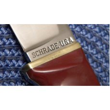 Schrade USA Loveless Red Fixed Blade Knife