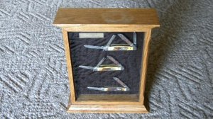 Case XX USA 6 Dot (1984) Stag Congress Knife Set in Display
