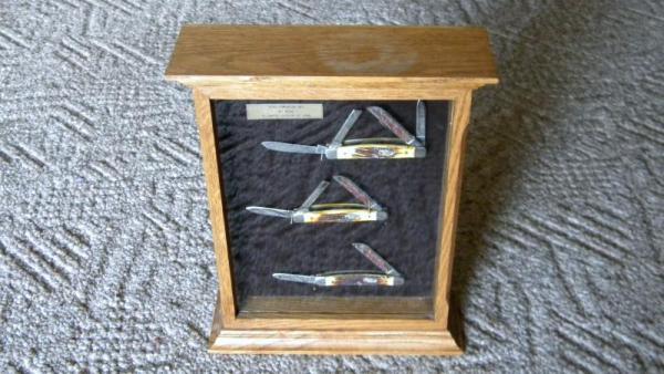 Case XX USA 6 Dot (1984) Stag Congress Knife Set in Display Case XX USA 6 Dot (1984) Stag Congress Knife Set in Display