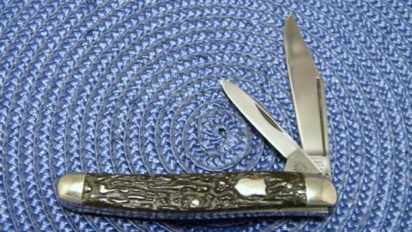 I* X.L. George Wostenholm Sheffield England Jigged Black Jack Knife