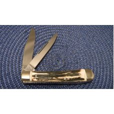 Bulldog Brand Solingen Germany Stag Trapper Knife c.1993 Bulldog Brand Solingen Germany Stag Trapper Knife c.1993