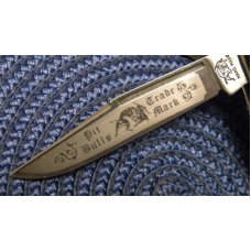 Bulldog Brand Solingen Germany Stag Trapper Knife c.1993 Bulldog Brand Solingen Germany Stag Trapper Knife c.1993