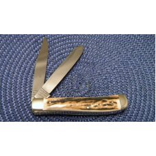 Bulldog Brand Solingen Germany Stag Trapper Knife c.1998 Bulldog Brand Solingen Germany Stag Trapper Knife c.1998