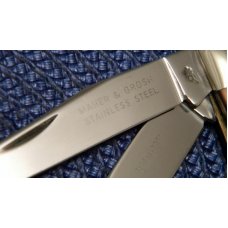 Maher & Grosh Stainless Steel (Queen) Imitation Winterbottom Bone Trappers Buddy Knife c.1932-1955 Maher & Grosh Stainless Steel (Queen) Imitation Winterbottom Bone Trappers Buddy Knife c.1932-1955