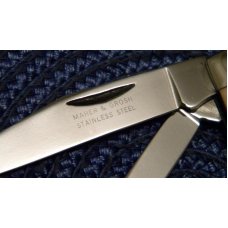 Maher & Grosh Stainless Steel (Queen) Imitation Winterbottom Bone Mini Trapper Knife c.1960's Maher & Grosh Stainless Steel (Queen) Imitation Winterbottom Bone Mini Trapper Knife c.1960's
