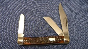 Schrade Walden NY USA Maher & Grosh Clyde, Ohio Delrin 881 Stockman Knife