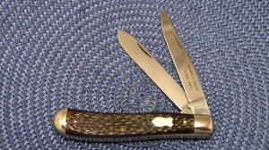 Schrade Walden NY USA Maher & Grosh Clyde, Ohio Delrin 293 Trapper Knife