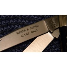 Schrade Walden NY USA Maher & Grosh Clyde, Ohio Delrin 293 Trapper Knife Schrade Walden NY USA Maher & Grosh Clyde, Ohio Delrin 293 Trapper Knife