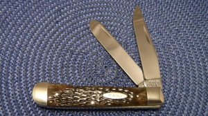 Case XX USA 2 Dot (1978) Bone 6254 Trapper Knife