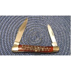 Case XX 1940-1964 Green/Red Bone 06244 Pen Knife
