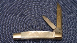 Fight'n Rooster Frank Buster Celebrated Cutlery Germany Pearl Irish Congress Jack Knife