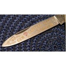 Fight'n Rooster Frank Germany Pearl Pen Knife Gem Capital Knife Club c.1984 Fight'n Rooster Frank Germany Pearl Pen Knife Gem Capital Knife Club c.1984