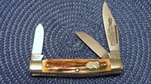 Buck Creek Solingen Germany Stag Little Diamondback Stockman Knife