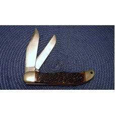 Schrade Walden NY USA Maher & Grosh Clyde, Ohio Delrin 225H Bowie Folding Hunter Knife Schrade Walden NY USA Maher & Grosh Clyde, Ohio Delrin 225H Bowie Folding Hunter Knife