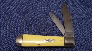 Case XX USA 1965-69 Flat Yellow 3299 1/2 Jack Knife