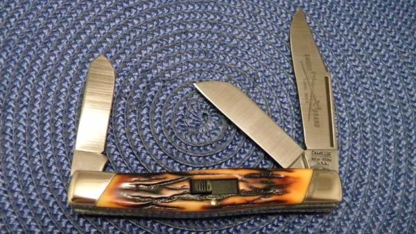 Camillus New York USA Sword Brand #88 Delrin Lock Blade Stockman Knife Camillus New York USA Sword Brand #88 Delrin Lock Blade Stockman Knife