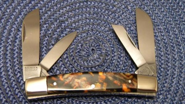 Buck Creek Solingen Germany Celluloid 4 Blade Congress Knife Buck Creek Solingen Germany Celluloid 4 Blade Congress Knife