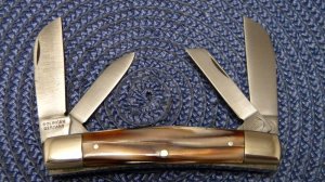 Buck Creek Solingen Germany Celluloid 4 Blade Congress Knife