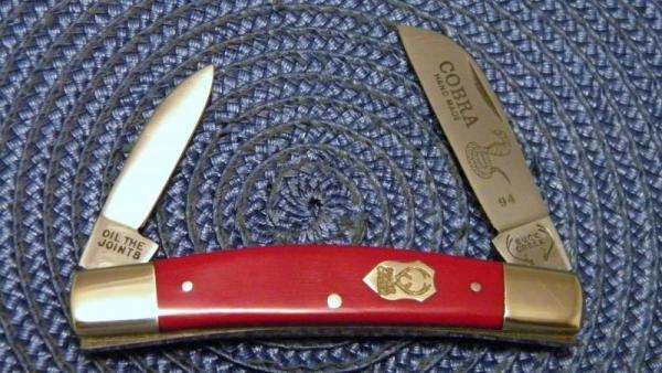 Buck Creek Solingen Germany Red 2 Blade Congress Knife Buck Creek Solingen Germany Red 2 Blade Congress Knife