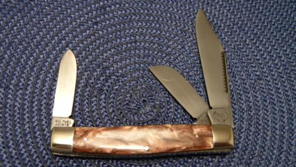 Buck Creek Solingen Germany Celluloid 3 Blade Stockman Knife Buck Creek Solingen Germany Celluloid 3 Blade Stockman Knife