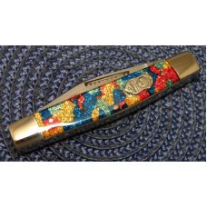 Buck Creek Solingen Germany Xmas Tree Celluloid Little Diamondback Stockman Knife Buck Creek Solingen Germany Xmas Tree Celluloid Little Diamondback Stockman Knife