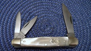 Buck Creek Solingen Germany Cracked Ice Celluloid Whittler Knife