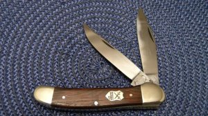 Buck Creek Solingen Germany Wood Copperhead Knife