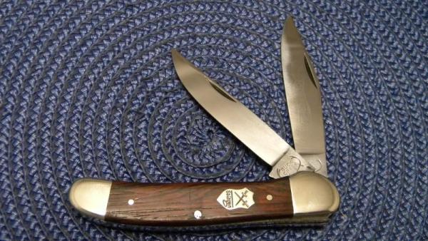 Buck Creek Solingen Germany Wood Copperhead Knife