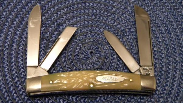 Case XX SS USA 6 Dot (1984) White Bone W64052 SS Congress Knife Case XX SS USA 6 Dot (1984) White Bone W64052 SS Congress Knife
