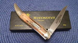 Winchester Trademark USA 1998 Stag W 15 15034 Toothpick Knife - NIB