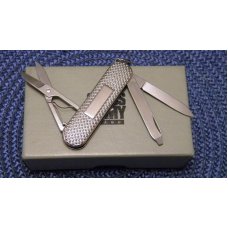 Victorinox Switzerland Stainless Rostfrei Diplomat Silver Alox Swiss Army Knife - NIB