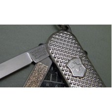 Victorinox Switzerland Stainless Rostfrei Diplomat Silver Alox Swiss Army Knife - NIB